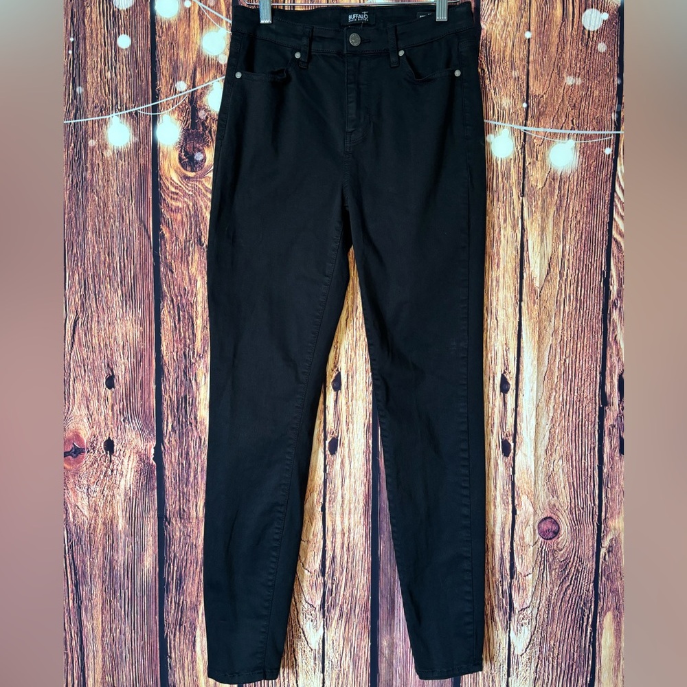 Buffalo David Bitton Black Hanna Highrise Stretch Skinny Jeans